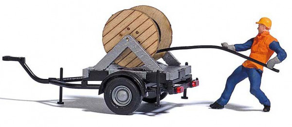 Busch 7836 - Kabelzieher mit Wagen
