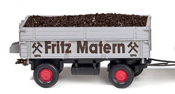 Weinert 45002 - Anhäng.m.erhöht.Pritsche-Kohle