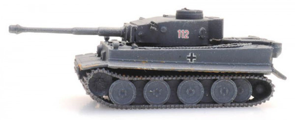 Artitec 6160093 - N WM Tiger I grau Eisenbahntransport