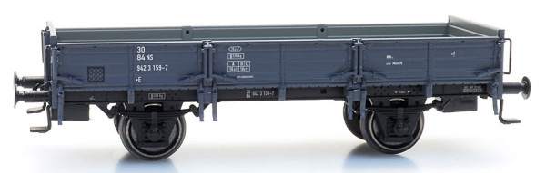 Artitec 20.317.30 - NS Niederbordwagen grau ohne Bremse Ep.4, Depot Maarn