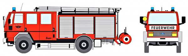 Loewe 4032 - FORD Cargo 1520 - LF 16 - Berufsfeuerwehr Köln