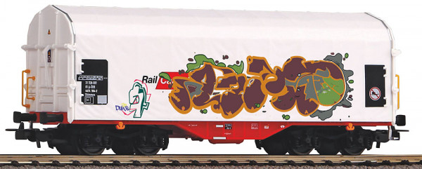 Piko 58982 - ÖBB Schiebeplanenwagen Shimmns mit Graffiti Ep. 6, "Rail Cargo Austria, unterschiedlich