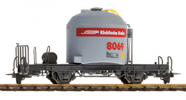 Bemo 2252132 - RhB Uce 8032 Zementtransportwagen mit rotem Band