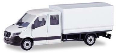 Herpa 013499 - Minikit MB Sprinter neue Doppelkabine mit Pritsche