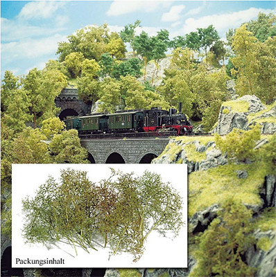 Busch 6801 - Naturbaum Bausatz natürliches Pflanzenmaterial (Seeschaum), sehr fein verästelt, spezie