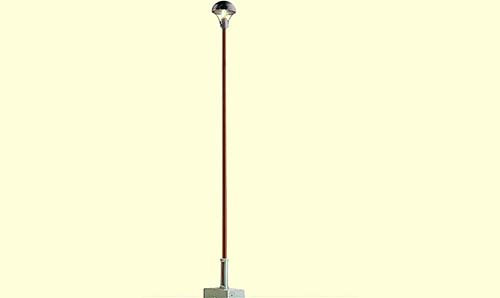 Brawa 4640 - Bahnsteigleuchte Höhe 90 mm Ersatzbirne 3267 mit Widerstand tragende Teile aus Messing