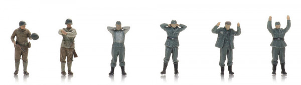 Artitec 5870054 - WM-Kriegsgefangene + Amerikanische Soldaten (6x)