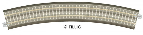 Tillig 83770 - Gebogenes Gleis, R 396 mm/30°