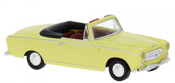 Brekina 29164 - Brekina Drummer Peugeot 403 Cabriolet hellgelb 1956