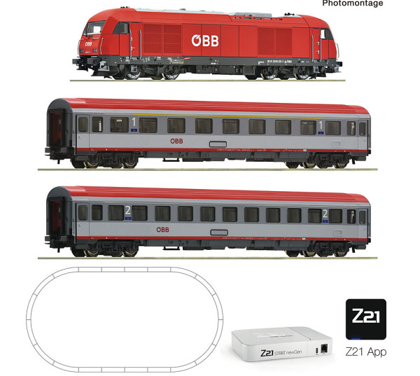 Roco 5110022 - ÖBB Z21 newGen Startset App Geol. Rh 2016 E6