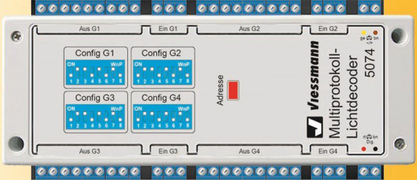 Viessmann 5074 - Multiprotokoll-Lichtdecoder