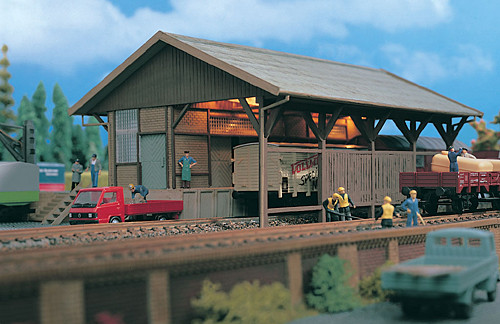 Vollmer 47539 - Güterschuppen 170x100x70 mm Fachwerk