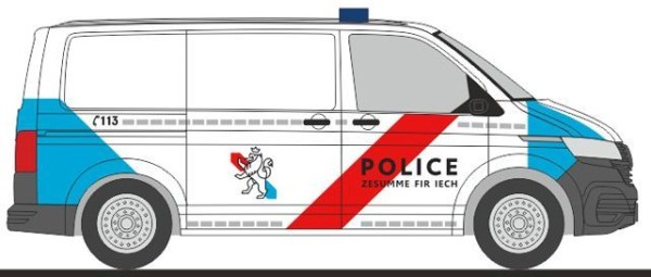 Rietze 53820 - Volkswagen T6.1 Police (LU)