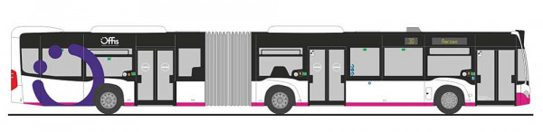 Rietze 73576 - Mercedes-Benz Citaro G ´15 Öffi´s Nahverkehr Hameln-Pyrmont