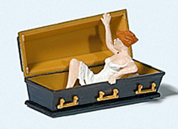 Preiser 29112 - Weiblicher Vampir, Sargdeckel hebend