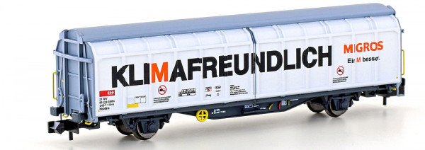 Hobbytrain H24661 - SBB Schiebewandwagen Hbbillns Ep.6, "Migros"