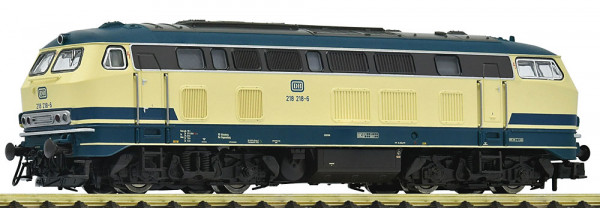Fleischmann 7370036 - DB Diesellok BR 218 oceanblau/beige Ep.4, DCC + Sound