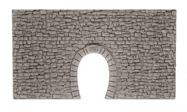 Noch 58026 - Tunnel-Portal, 1-gleisig, für Schmalspurbahnen 23x12,7 cm