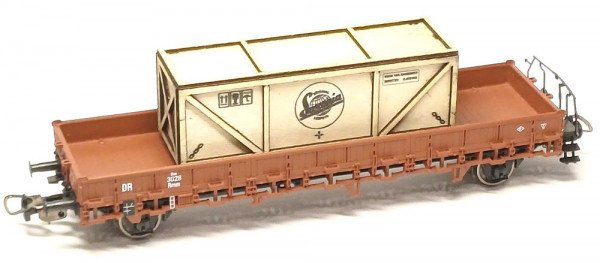 Loewe 2563 - Ladegut Überseekiste "SAXONIA" / HO, 70 mm