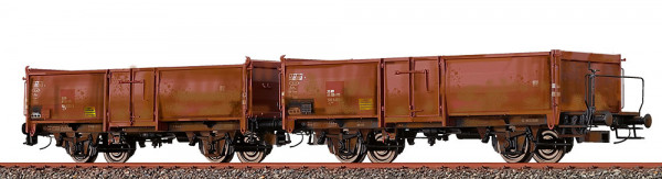 Brawa 48640 - SBB Set 2-teilig offene Güterwagen E037 Ep.4, patiniert und mit rüben beladen