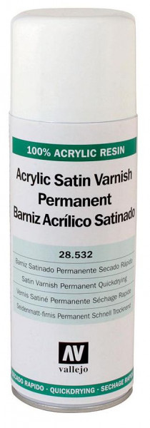 Vallejo 728532 - Lackspray, seidenmatt, 400 ml