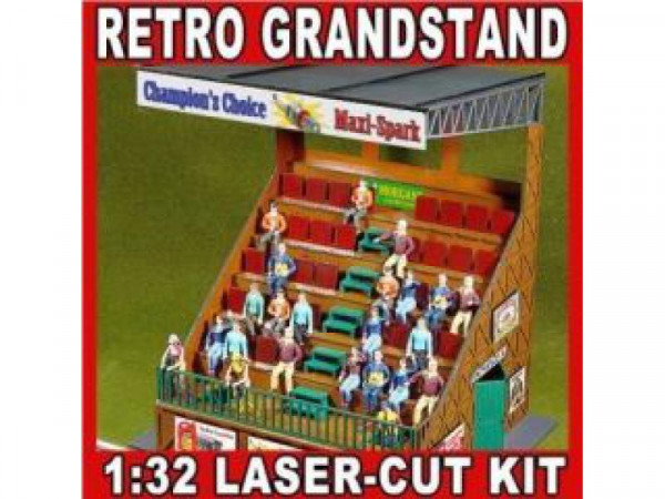 Proses PLS-306 - Tribüne im Retro - Stil (Lasergeschnittener Bausatz)