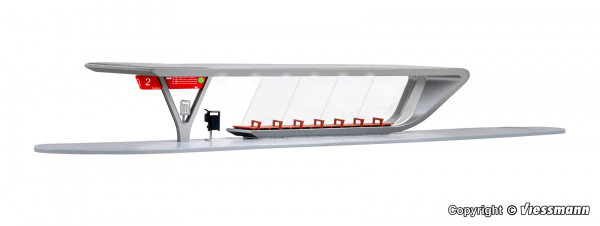 Kibri 39301 - Moderne Bushaltestation inkl. LED-Beleuchtung