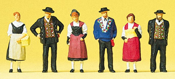 Preiser 10509 - Urner Trachten 6 teilig