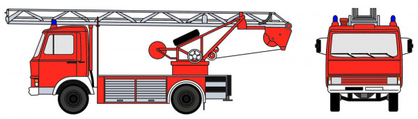 Loewe 4125 - Iveco Magirus "Zeta" 90M5 - DL18 Neutral Tageslfb.
