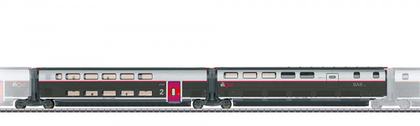 Märklin 43448 - Erg.-Set 3 TGV inOui SNCF