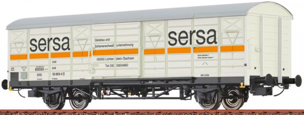 Brawa 49924 - DR gedeckter Güterwagen Gbs Ep.5, SERSA