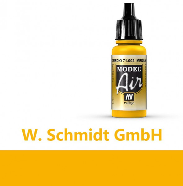 Vallejo 771002 - Model Air hellgelb, 17 ml