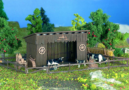 Vollmer 47716 - Viehunterstand Bausatz