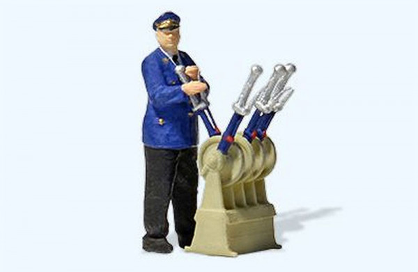 Preiser 28271 - Stellwerkarbeiter, Stellwerk