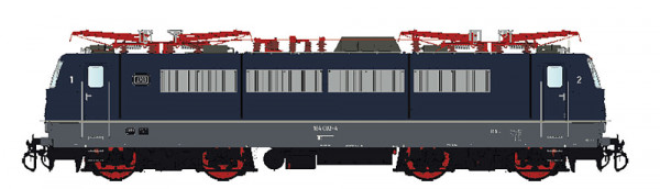 LSmodels 16024DCS - DB Ellok BR 184 stahlblau schiefergrau Ep.4a (1972), BW Köln-Deutzerfeld, DCC +