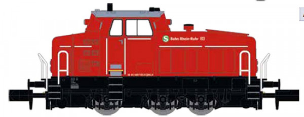 NME 123602 - Rangierdiesellok DHG 700C Zechenlok verkehrsrot Ep.6, "S-Bahn Rhein Ruhr""