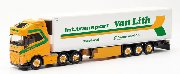 Herpa 315456 - Volvo FH Gl. XL 2020 6x2 Kühlkoffer-Sattelzug "Van Lith" (NL)