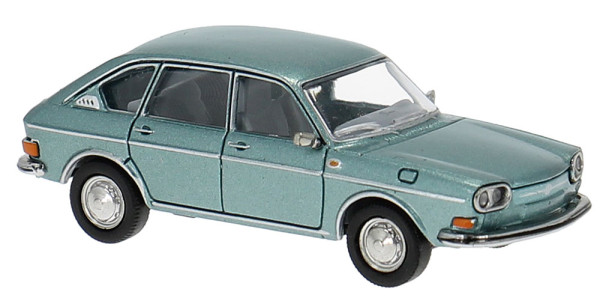 Brekina 25701 - VW 411 in türkis metallic
