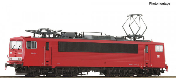 Roco 7510106 - DR Ellok BR 155 006-0 orientrot Ep. 5, DCC + Sound