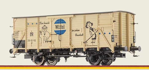 Brawa 50790 - DR gedeckter Güterwagen G Ep.3 "Wittol"