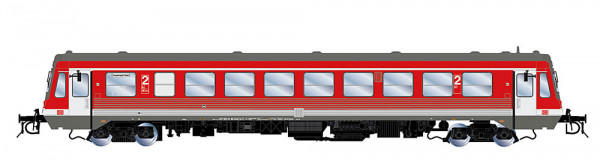 Rivarossi HR9001S - DB AG, 4-achs. Dieseltriebwagen Baureihe 627.0, verkehrsrote Farbgebung, mit Mul