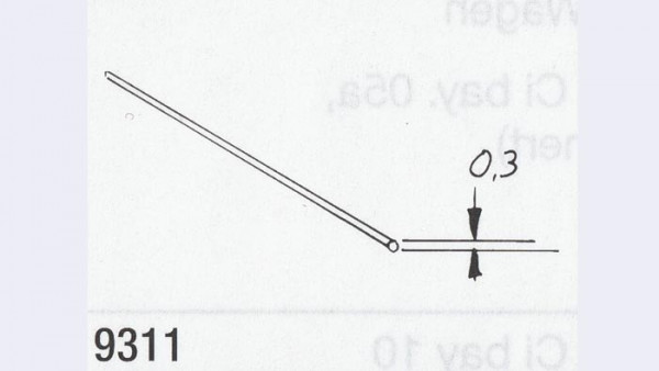 Weinert 9309 - Neusilberdraht d = 0,3 mm