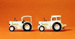 Preiser 24679 - Hanomag Traktor R55 weiss 2 Stück, Bausatz