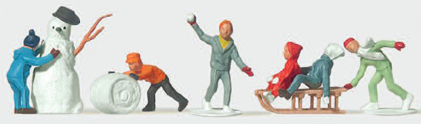 Merten 212230 - KINDER MIT SCHNEEMANN UND SCH