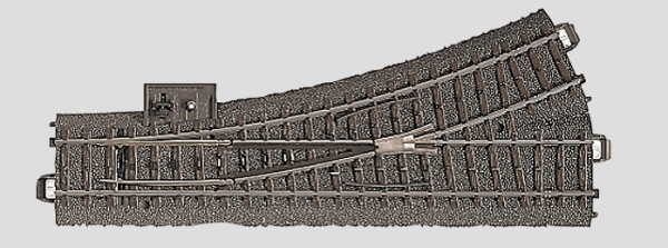 Märklin 24611 - Weiche links 24,3*