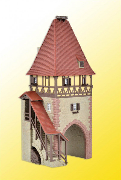 Kibri 38470 - Fachwerkturm mit Tor, Bausatz