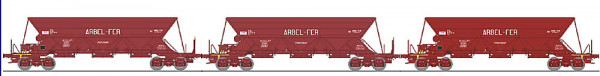 REE WB-859 - SNCF Set 3-teilig Selbstentladewagen EX Typ 1 & Typ 2 Ep.5, "ARBEL-FER"