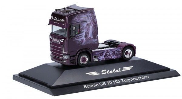Herpa 111133 - Scania CS 20 HD Solozugmaschine "Stelzl/Top Gun"