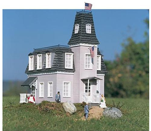 Piko 62023 - Villa, mit Dachgauben, einem Turm und einem Haupt- sowie Nebeneingang