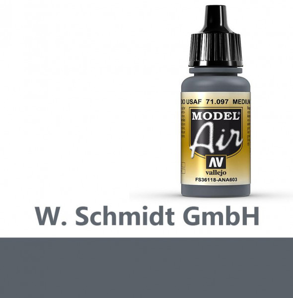 Vallejo 771097 - Model Air Grundierungsgrau, 17 ml